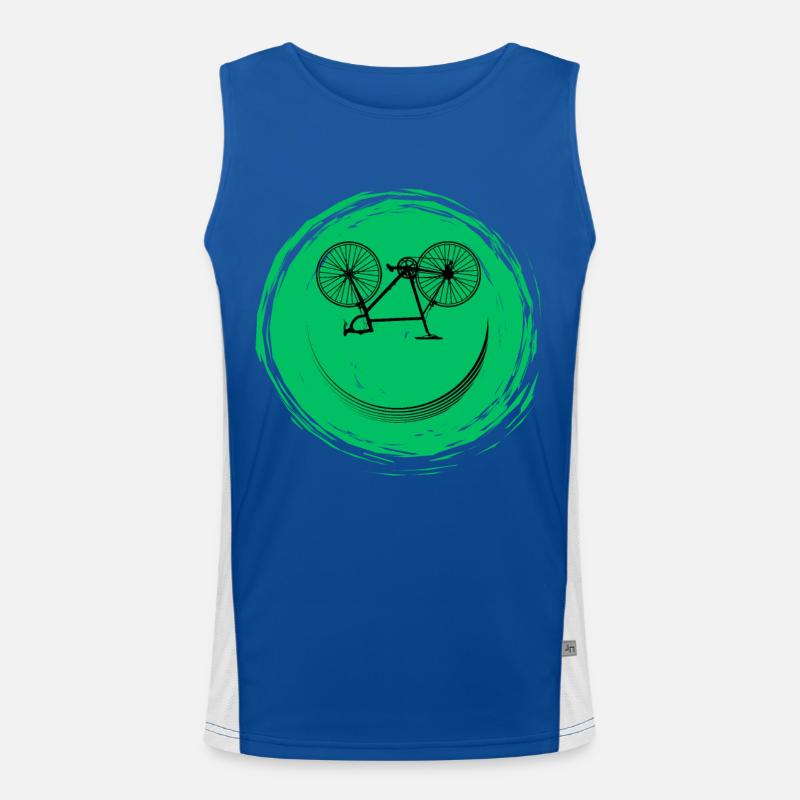 Face de vélo Débardeur respirant contrasté Homme 