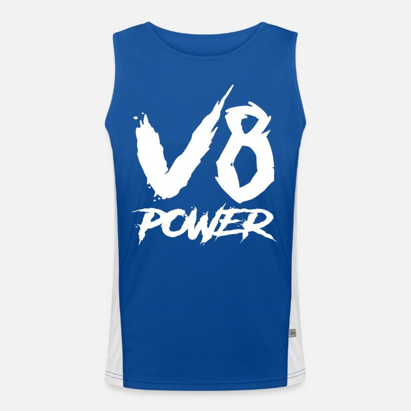 V8 Power Men's Functional Contrast Tank Top 