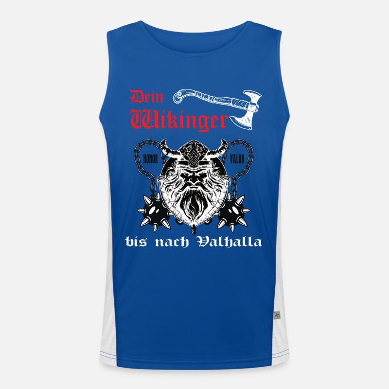 Dein Wikinger Funktionelles Kontrast-Tank Top für Männer 