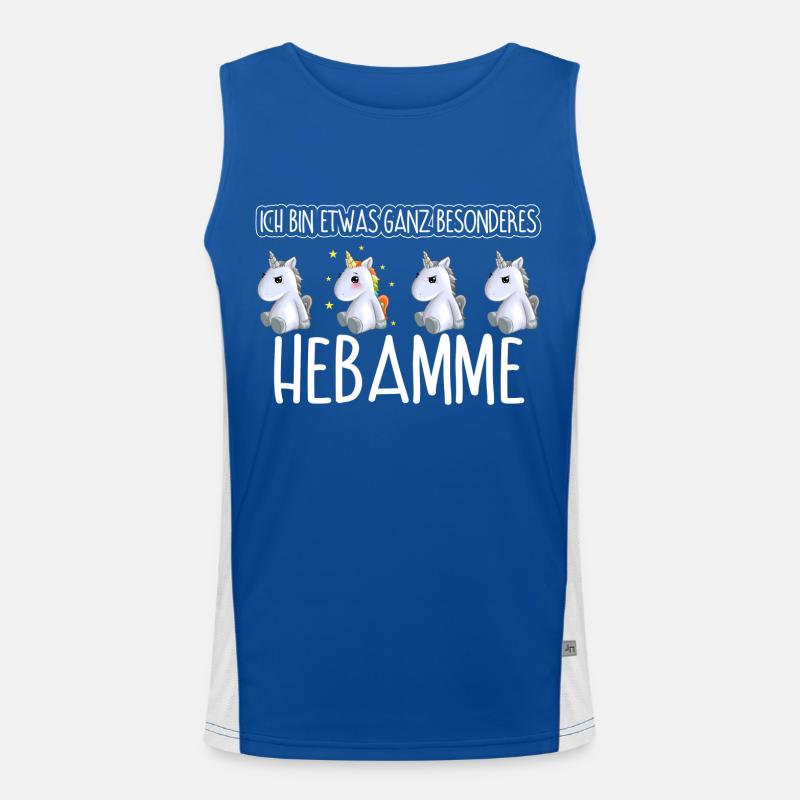 HEBAMME - Toll Funktionelles Kontrast-Tank Top für Männer 