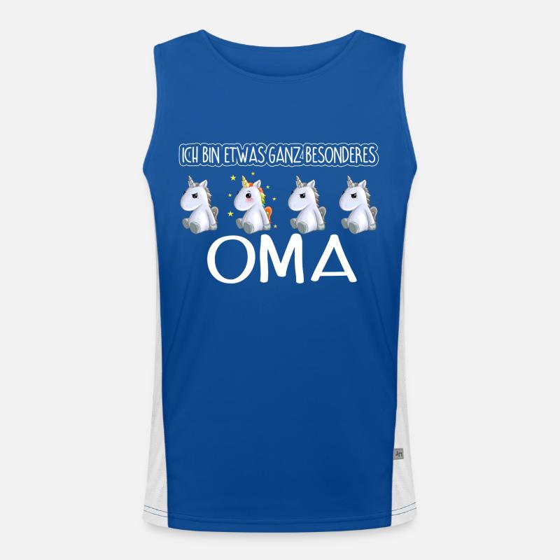 OMA - Toll Funktionelles Kontrast-Tank Top für Männer 