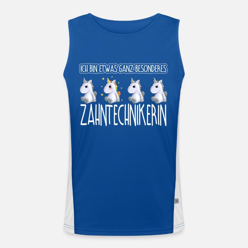 ZAHNTECHNIKERIN - Toll Funktionelles Kontrast-Tank Top für Männer 