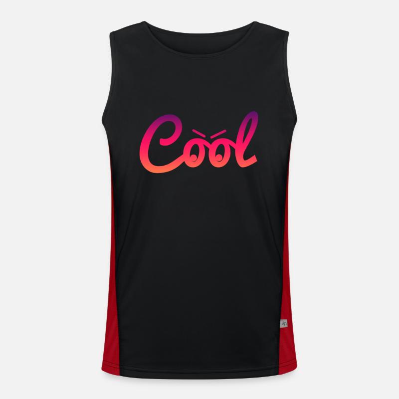 cool Cool Funktionelles Kontrast-Tank Top für Männer 