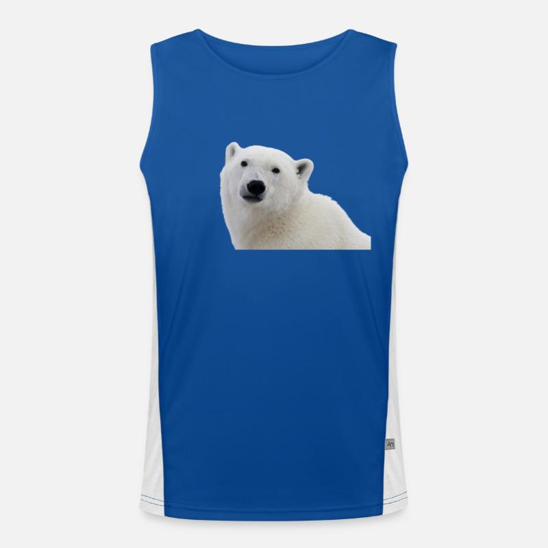 Eisbären Funktionelles Kontrast-Tank Top für Männer 