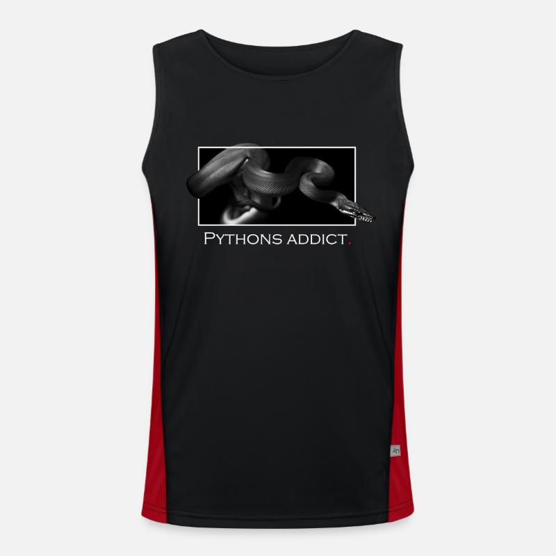 Pythons addict Débardeur respirant contrasté Homme 