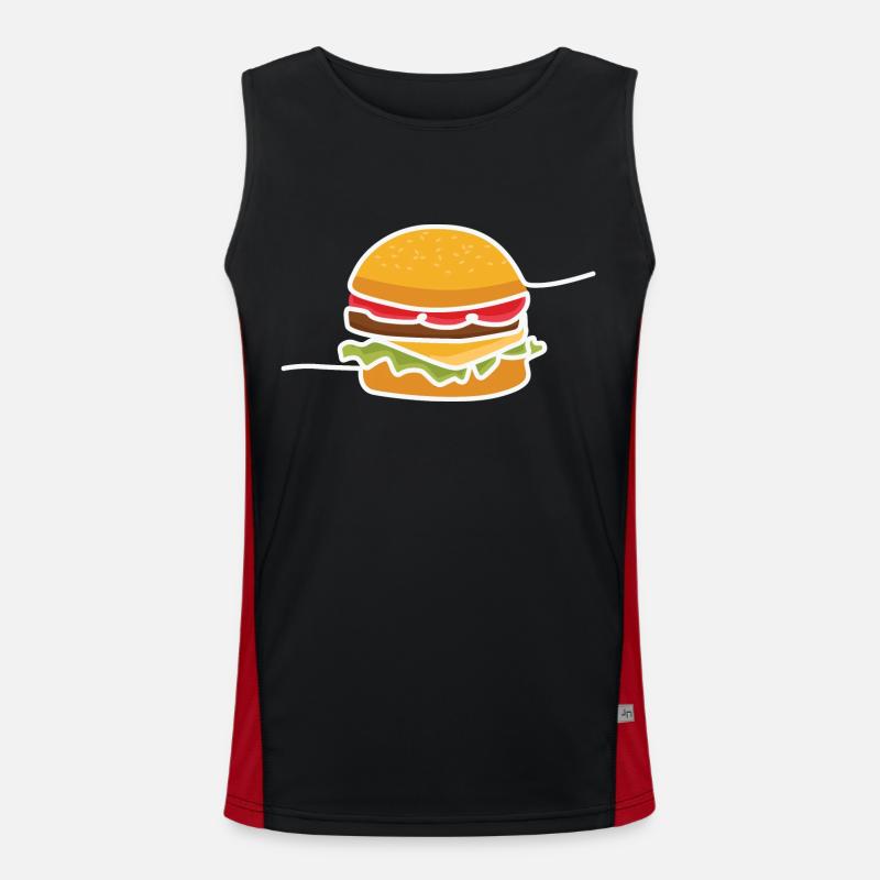 Burger Débardeur respirant contrasté Homme 