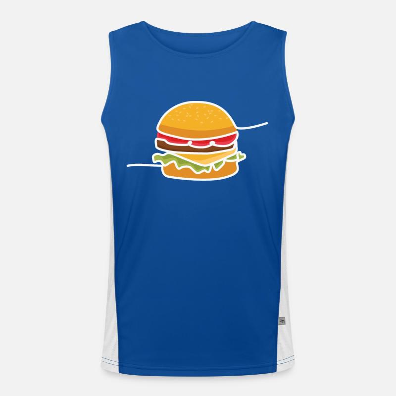 Burger Men's Functional Contrast Tank Top 