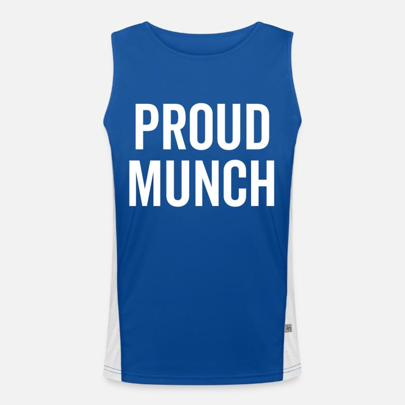Proud Munch Men's Functional Contrast Tank Top 