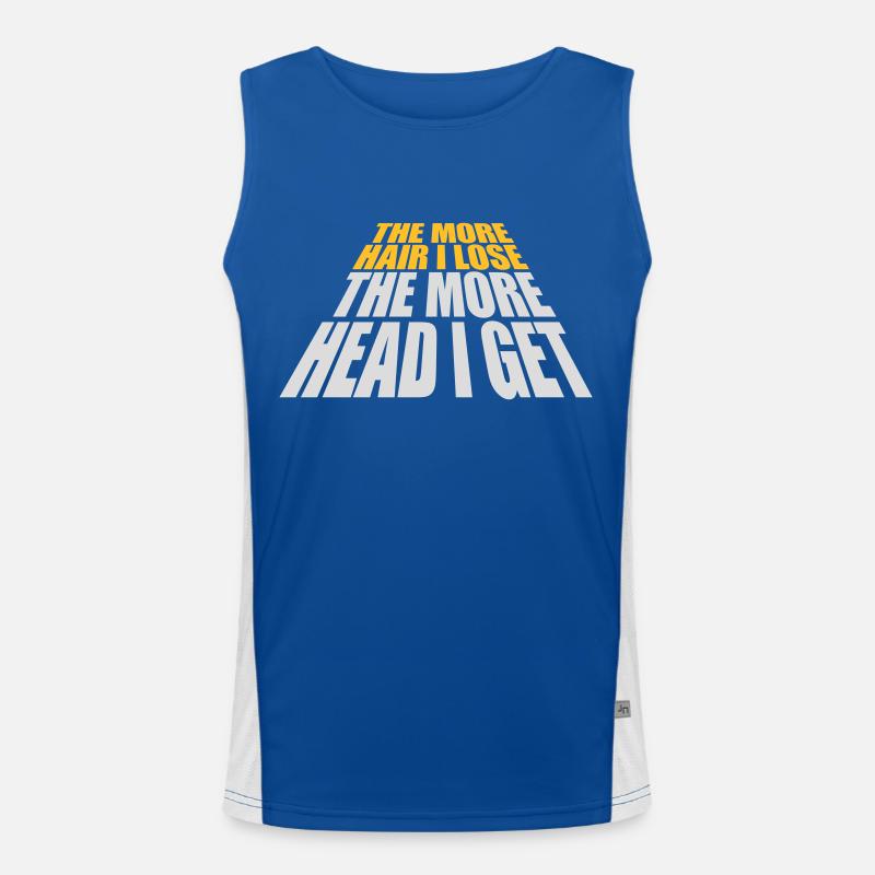 I get more head Men's Functional Contrast Tank Top 