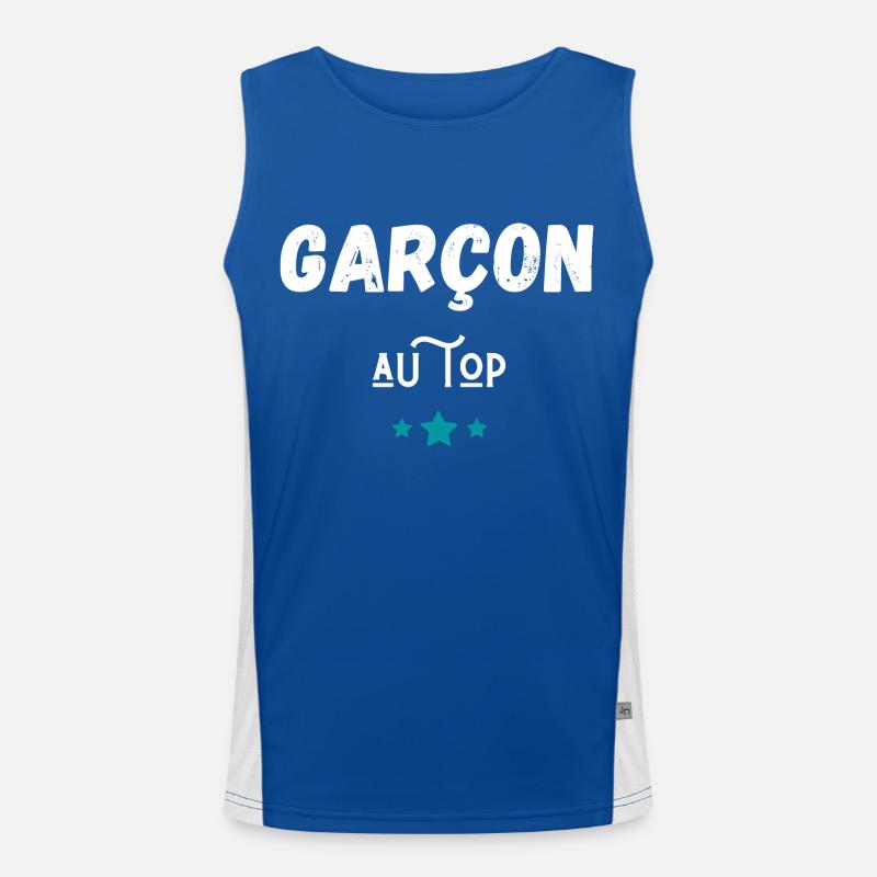 garçon au top idée cadeau Débardeur respirant contrasté Homme 