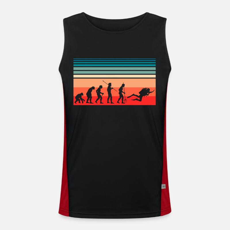 Evolution Diving Men's Functional Contrast Tank Top 