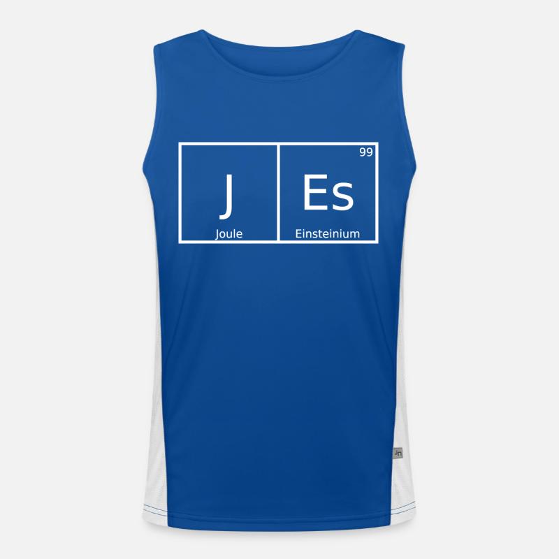 Jes Last name First name Chemistry Periodic Table Elements Men's Functional Contrast Tank Top 