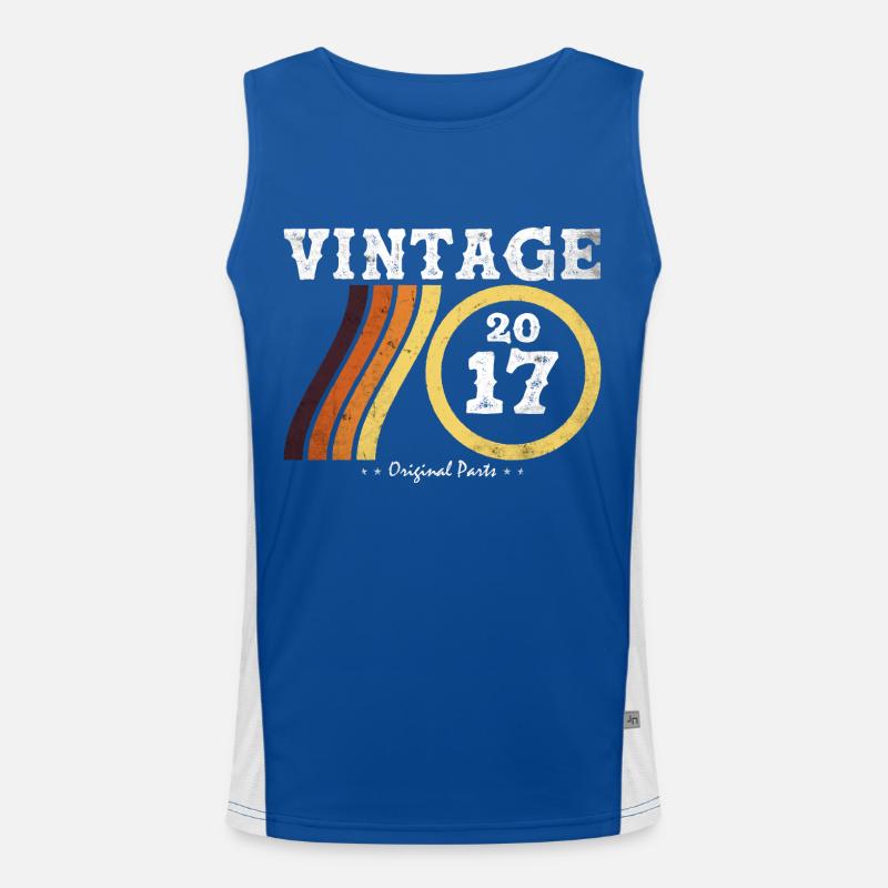 Édition Limitée Rétro Classique 7 ans Vintage Débardeur respirant contrasté Homme 