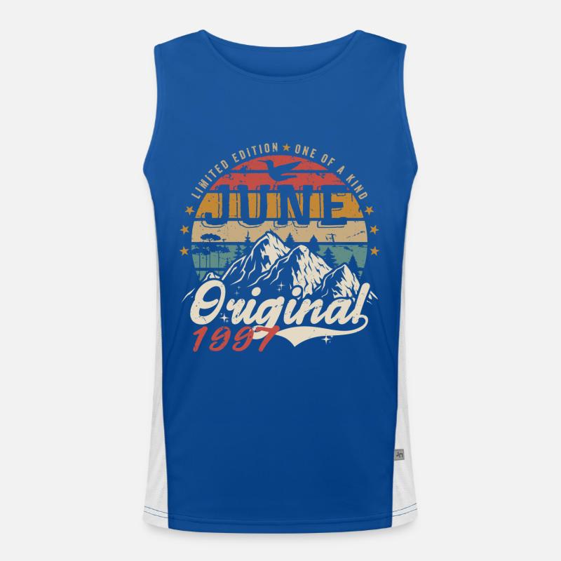 Juni 1997 Geburtstag Juni 1997 Geschenk Juni 1997 Funktionelles Kontrast-Tank Top für Männer 