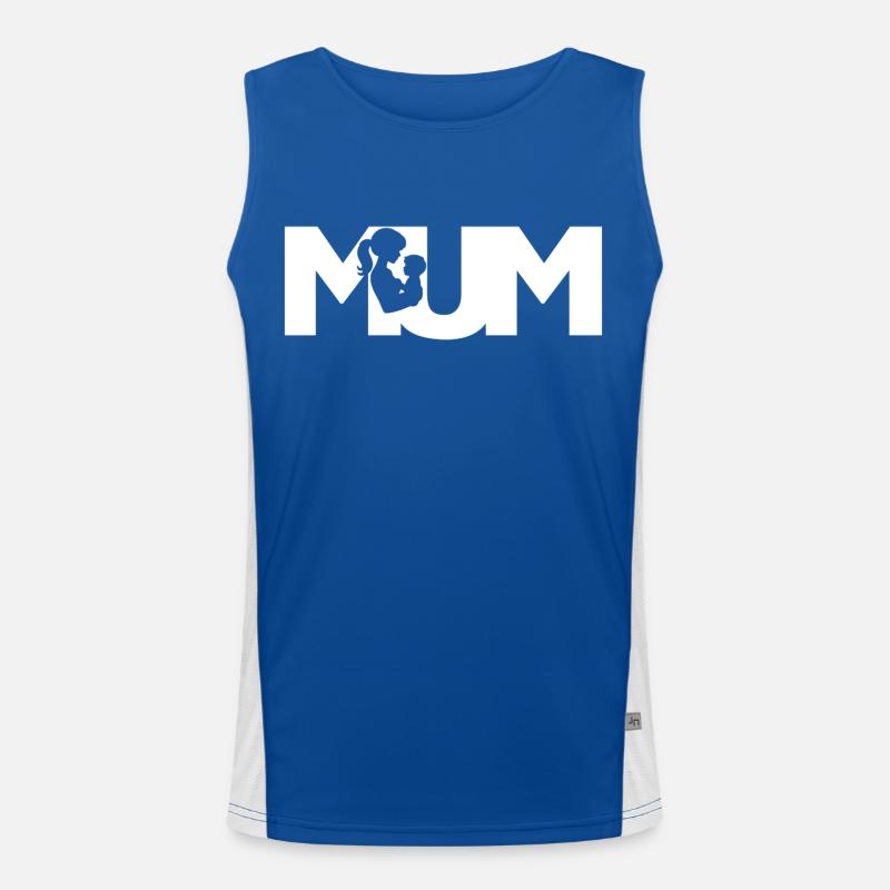 MUM Funktionelles Kontrast-Tank Top für Männer 