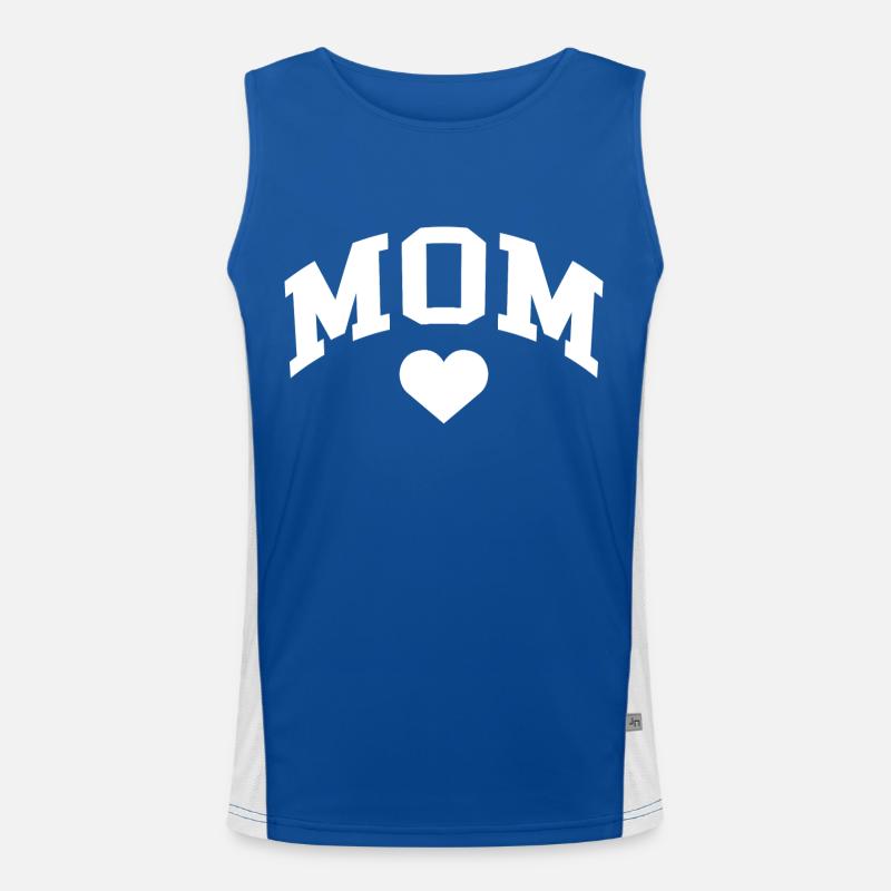 Mom Men's Functional Contrast Tank Top 