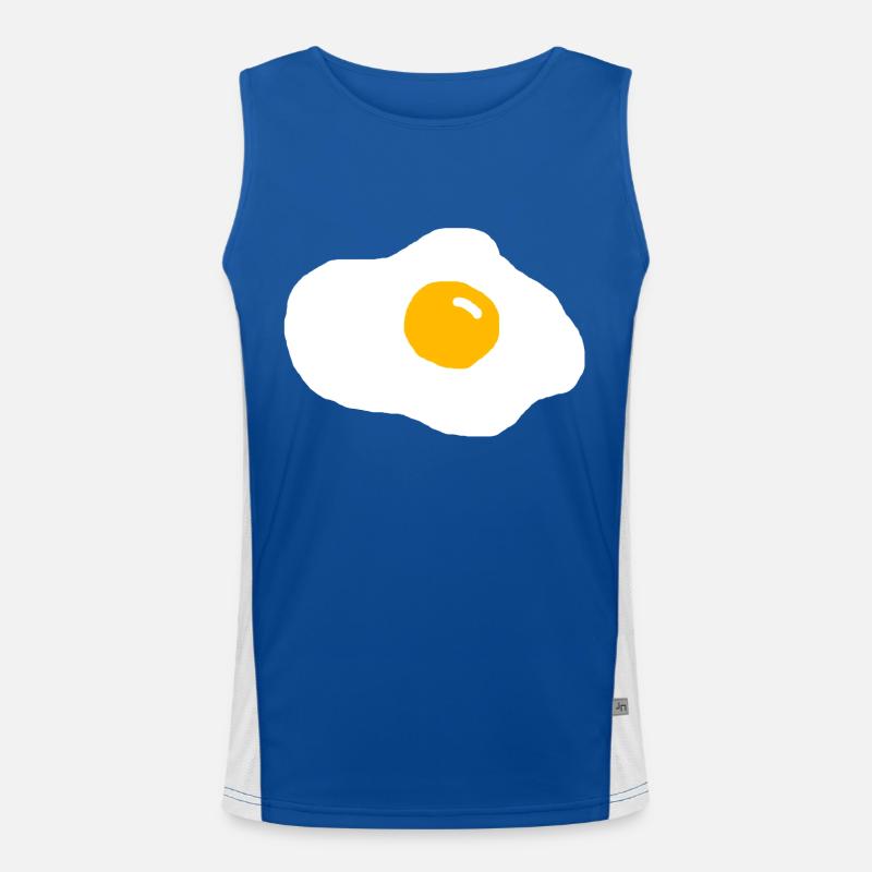 fried egg Men's Functional Contrast Tank Top 