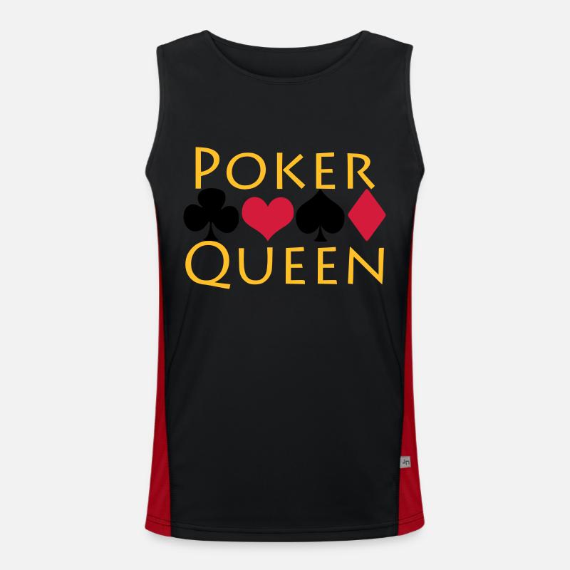 Reine Poker - Queen Poker Débardeur respirant contrasté Homme 