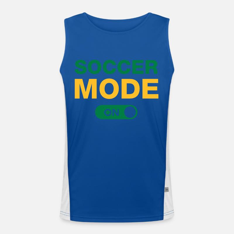 Soccer Mode (On) Men's Functional Contrast Tank Top 
