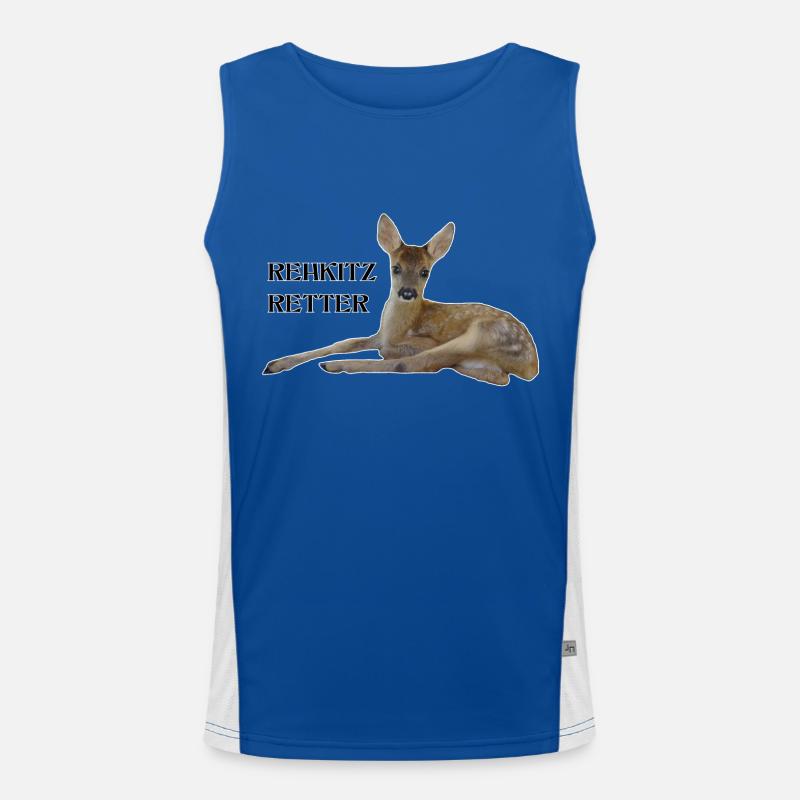 Rehkitz 8 Funktionelles Kontrast-Tank Top für Männer 