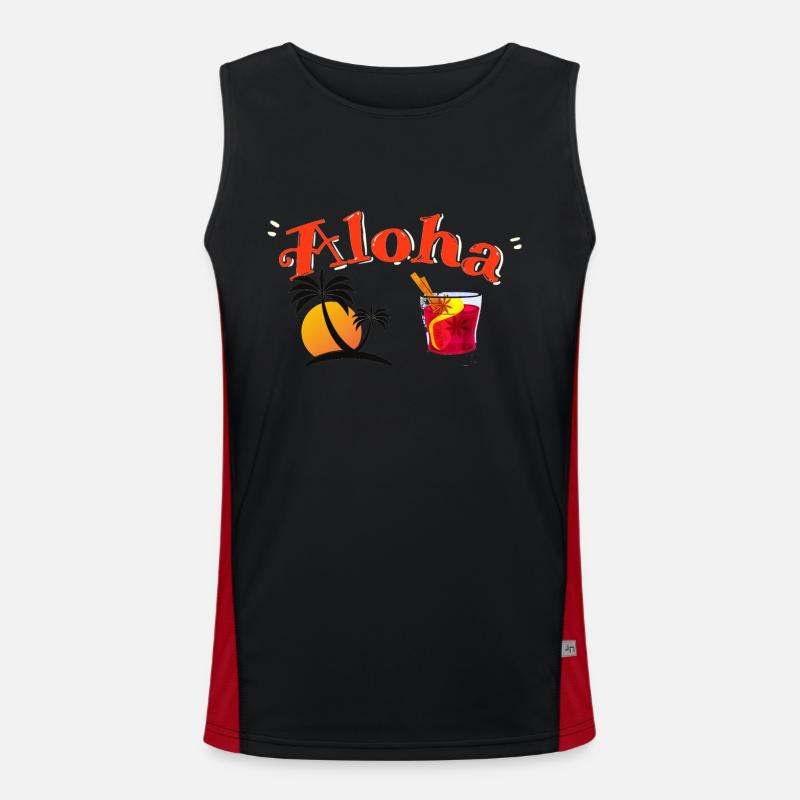 P a r a d i s e Men's Functional Contrast Tank Top 