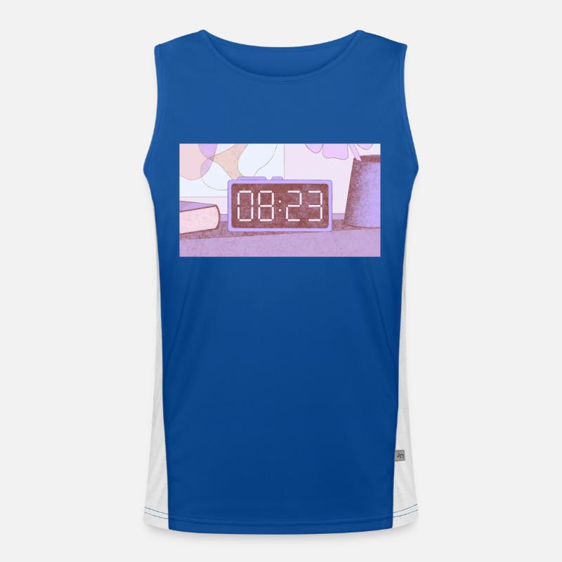 Time – 8:23 Men's Functional Contrast Tank Top 