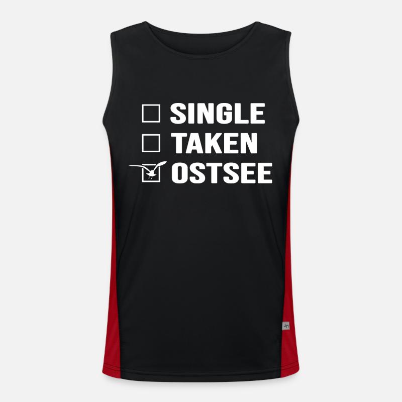 ostsee strandfeeling sommer-vibes ostseeurlaub Funktionelles Kontrast-Tank Top für Männer 