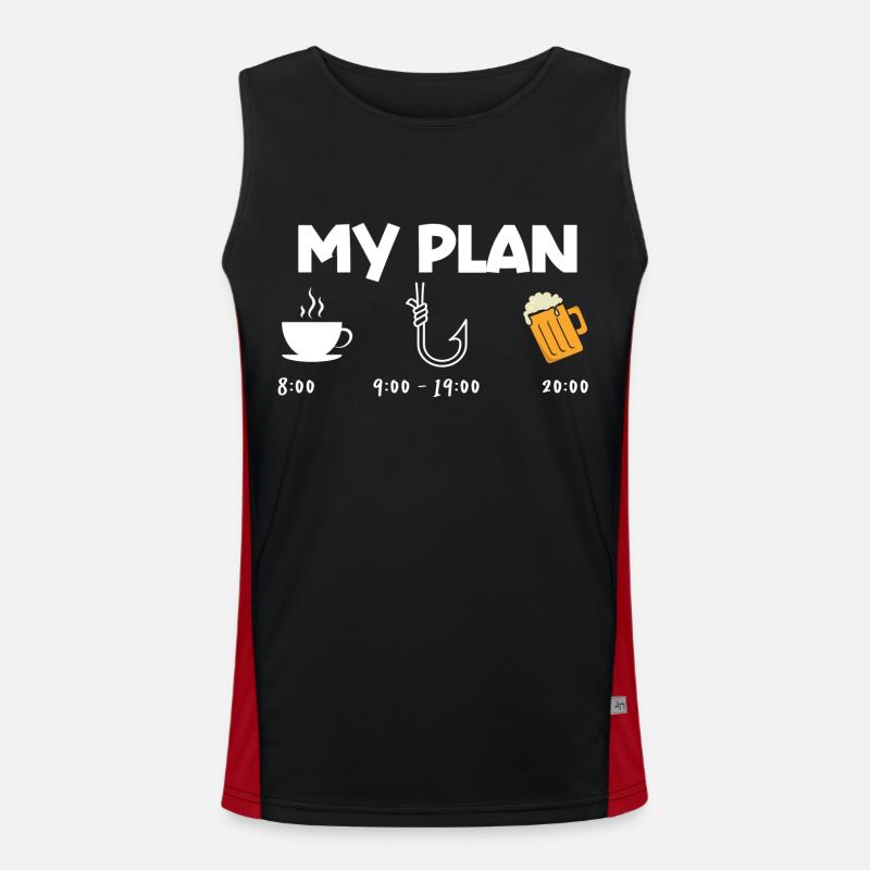 Mon plan pêche Débardeur respirant contrasté Homme 
