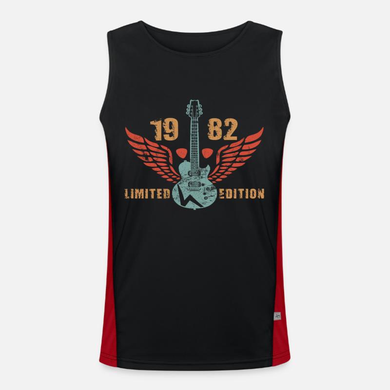 Guitariste Guitariste 1982 Débardeur respirant contrasté Homme 