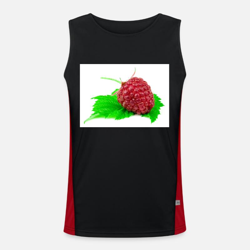 Framboise. Framboise Débardeur respirant contrasté Homme 