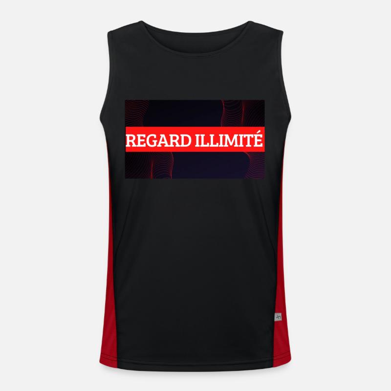 MOTIVATION regard illimité Débardeur respirant contrasté Homme 