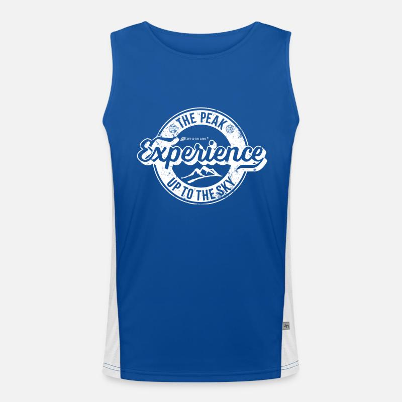 Peak Experience Retro Label Men's Functional Contrast Tank Top 