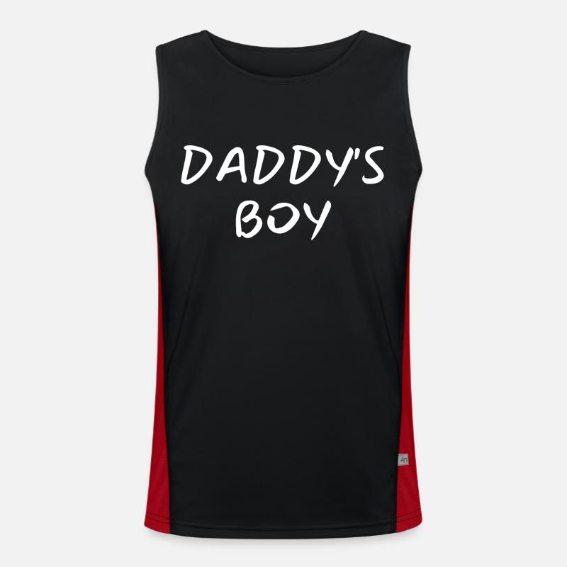 Daddy´s Boy Funktionelles Kontrast-Tank Top für Männer 