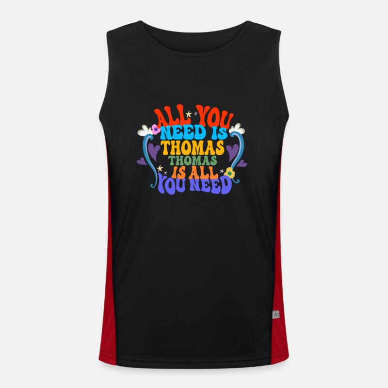 Thomas Men's Functional Contrast Tank Top 