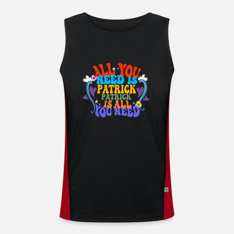 Patrick Funktionelles Kontrast-Tank Top für Männer 