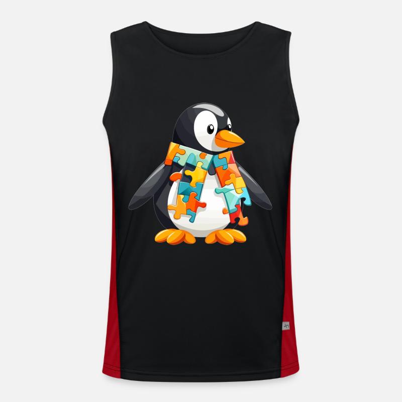 Penguin Baby Men's Functional Contrast Tank Top 