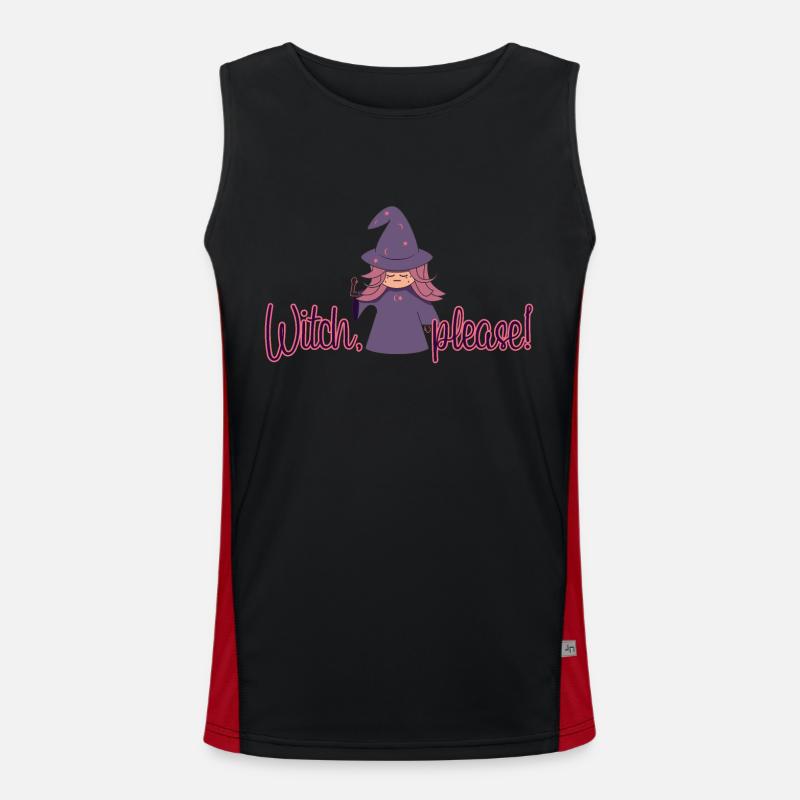 Witch, please! Men's Functional Contrast Tank Top 