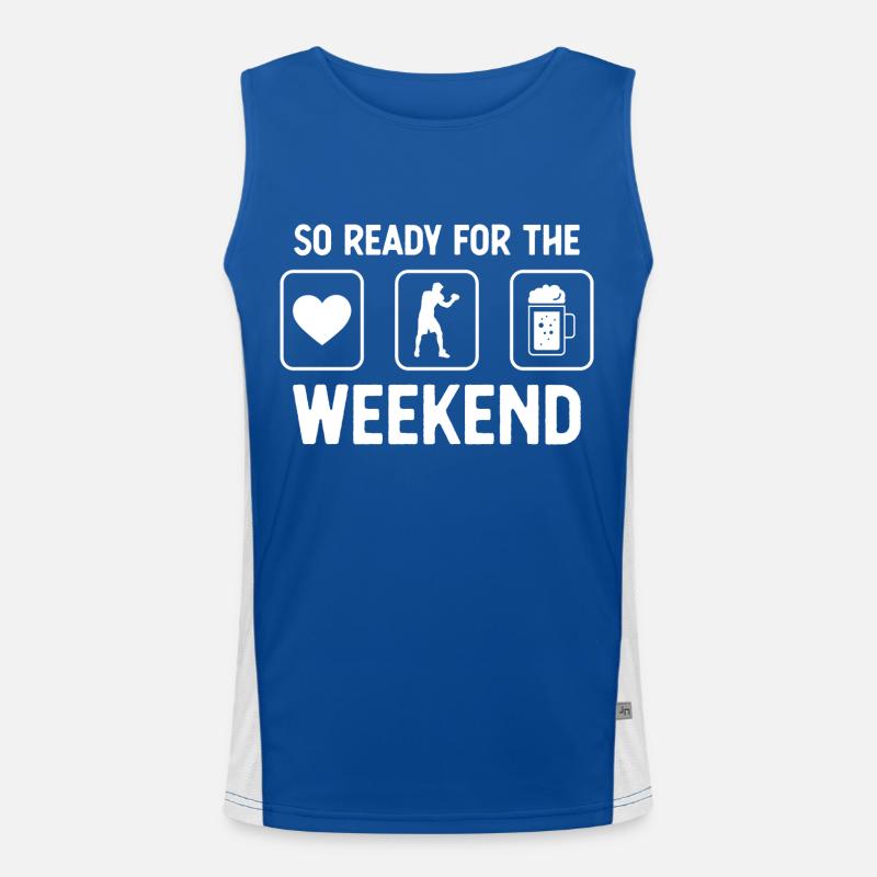So Ready for the Weekend - Bière - Guy Boxing - Débardeur respirant contrasté Homme 