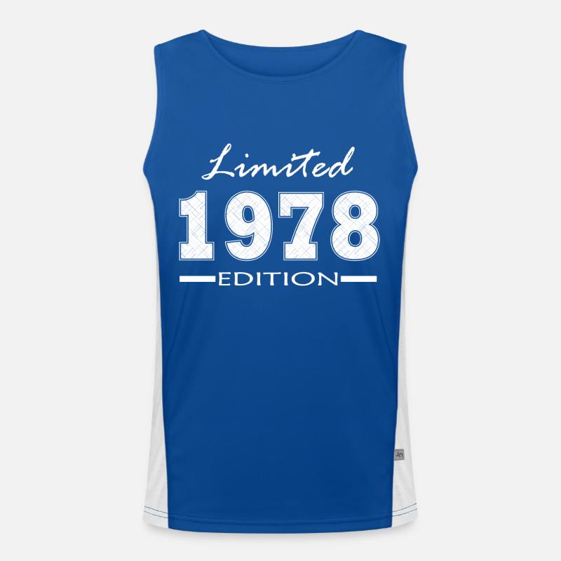 1978 Geburtstagsgeschenk 45 Jahre Funktionelles Kontrast-Tank Top für Männer 