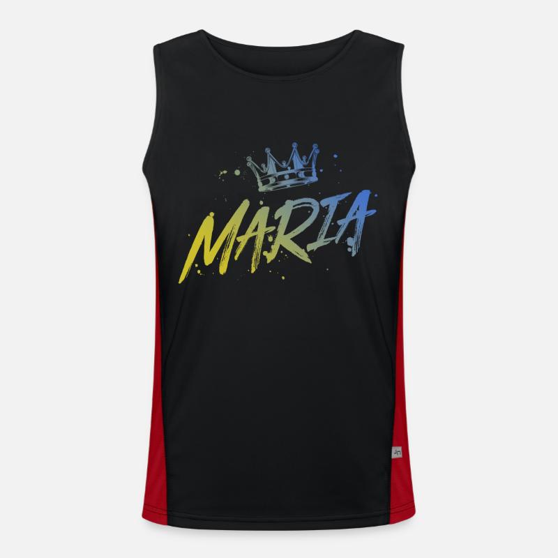 Maria Men's Functional Contrast Tank Top 