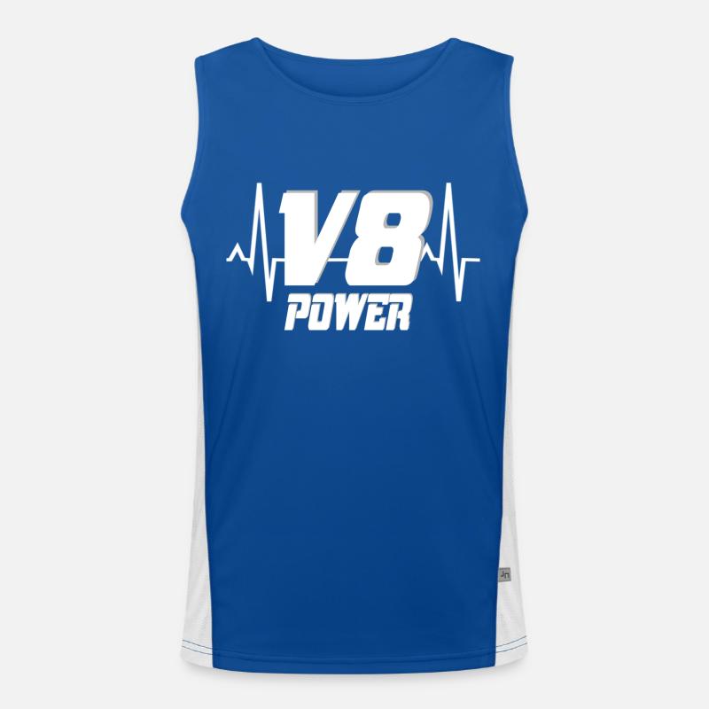 V8 Débardeur respirant contrasté Homme 