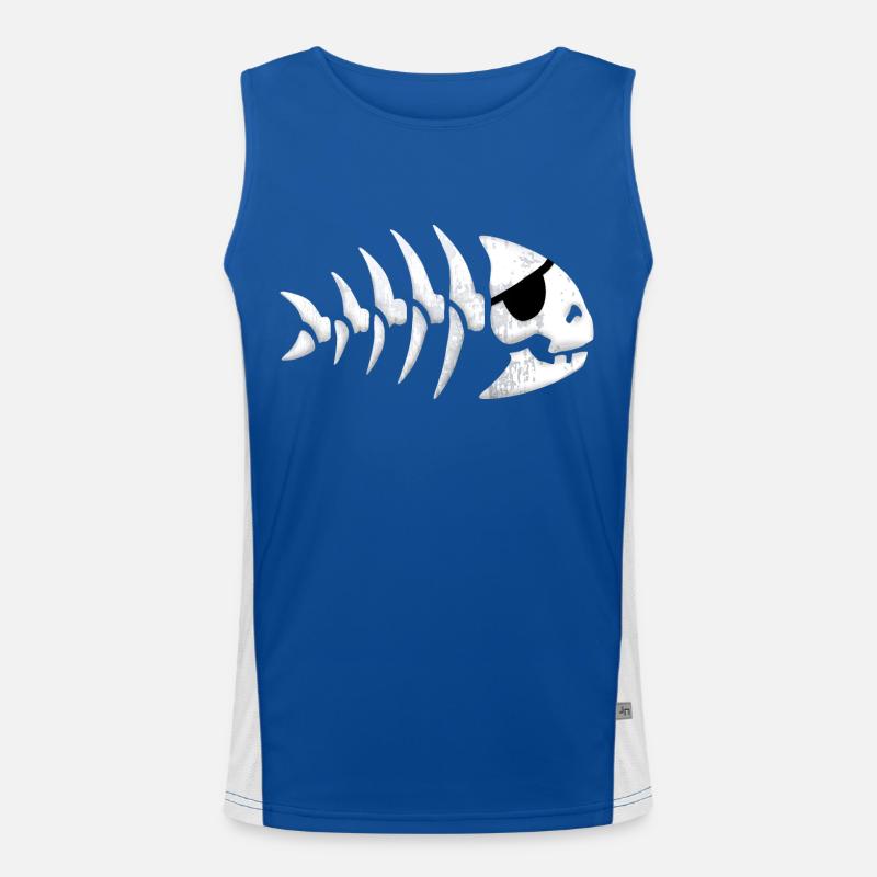 Pirate Fish Men's Functional Contrast Tank Top 