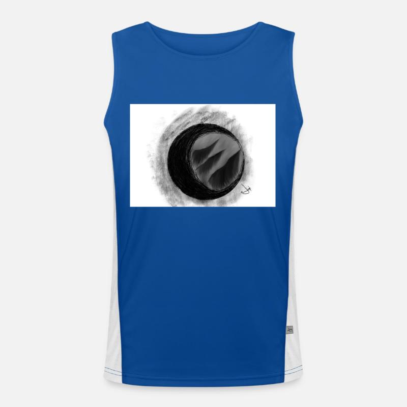 Letzte Finsternis Funktionelles Kontrast-Tank Top für Männer 