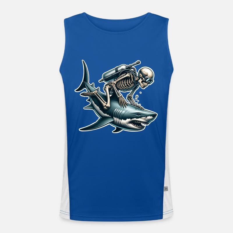Diving Divers Men's Functional Contrast Tank Top 