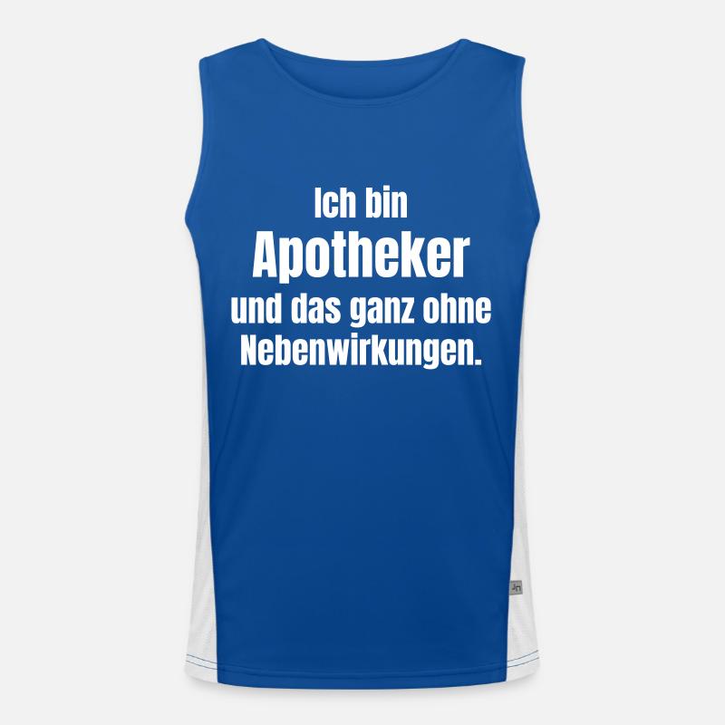 I am a pharmacist and without any side effects Men's Functional Contrast Tank Top 