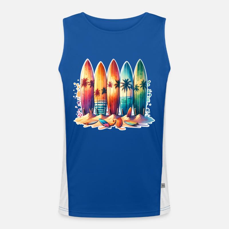 Surfeurs Débardeur respirant contrasté Homme 