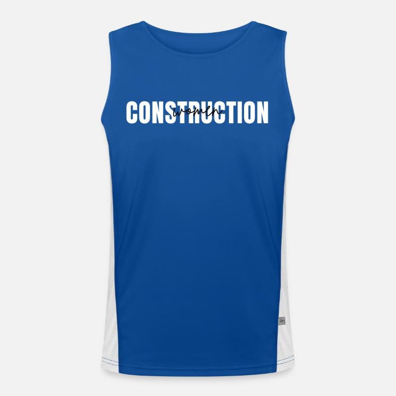 Women in Construction/Engineering Graduation Gift  Men's Functional Contrast Tank Top 