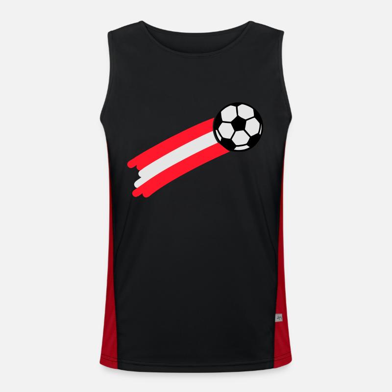 austria_flag Débardeur respirant contrasté Homme 