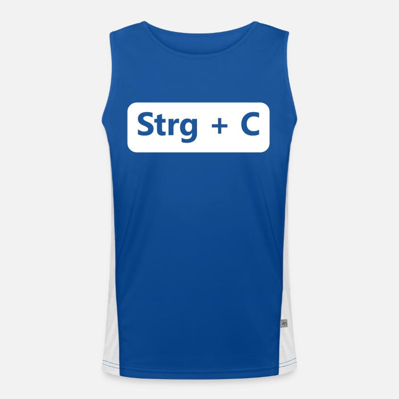 Ctrl C Ctrl V tshirt Chemise look drôle de partenaire Débardeur respirant contrasté Homme 