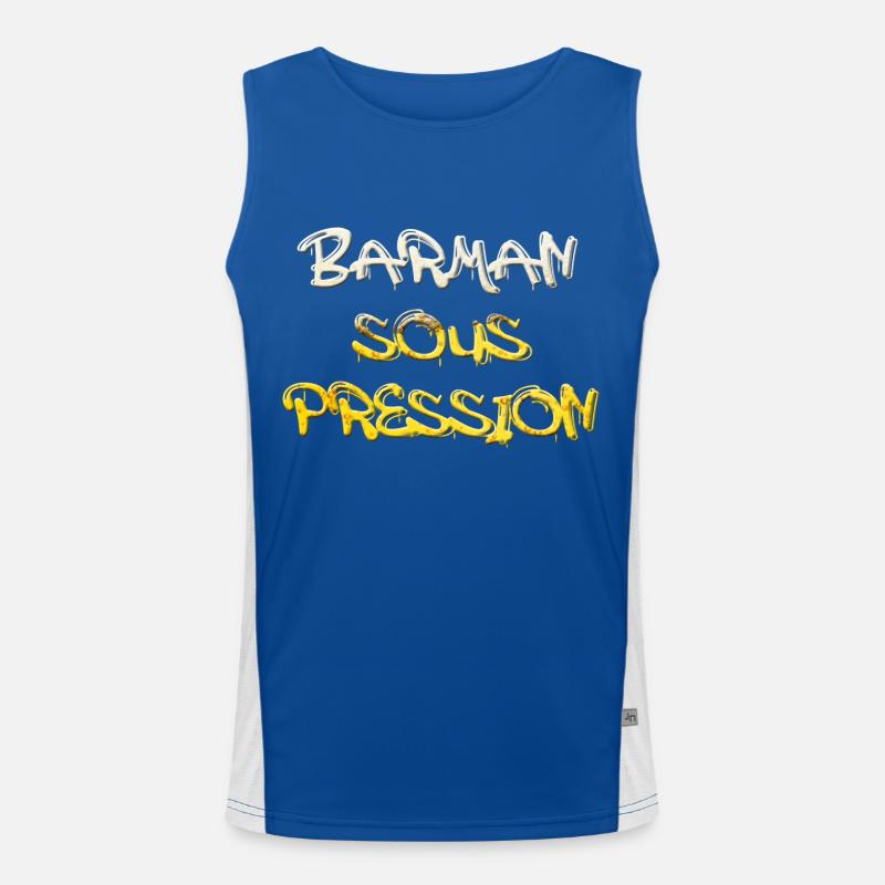 BARMAN SOUS PRESSION Débardeur respirant contrasté Homme 